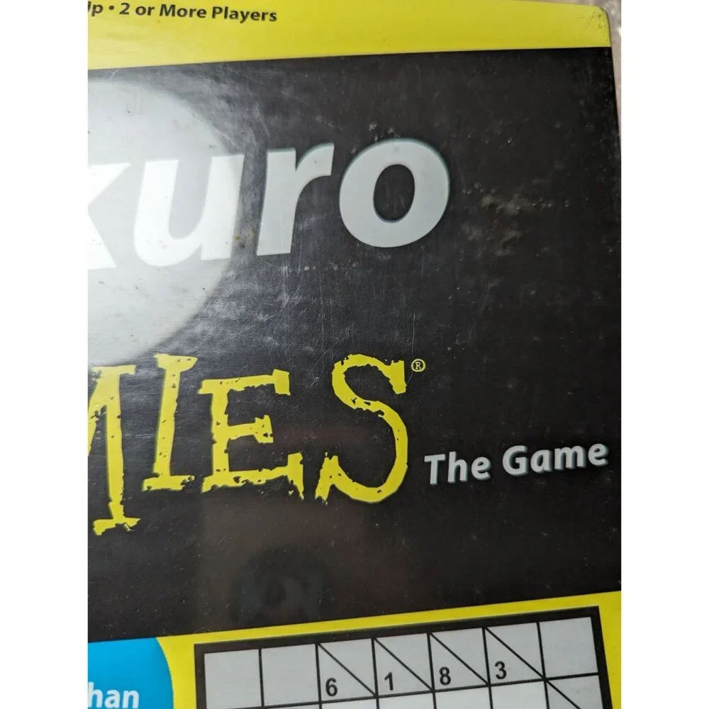 University Games 01506 Kakuro for Dummies The Game‎ 40 puzzles Sealed Game Night